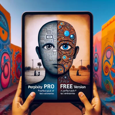 Hình ảnh biểu thị cuộc tranh luận về các phiên bản Perplexity Pro và miễn phí.